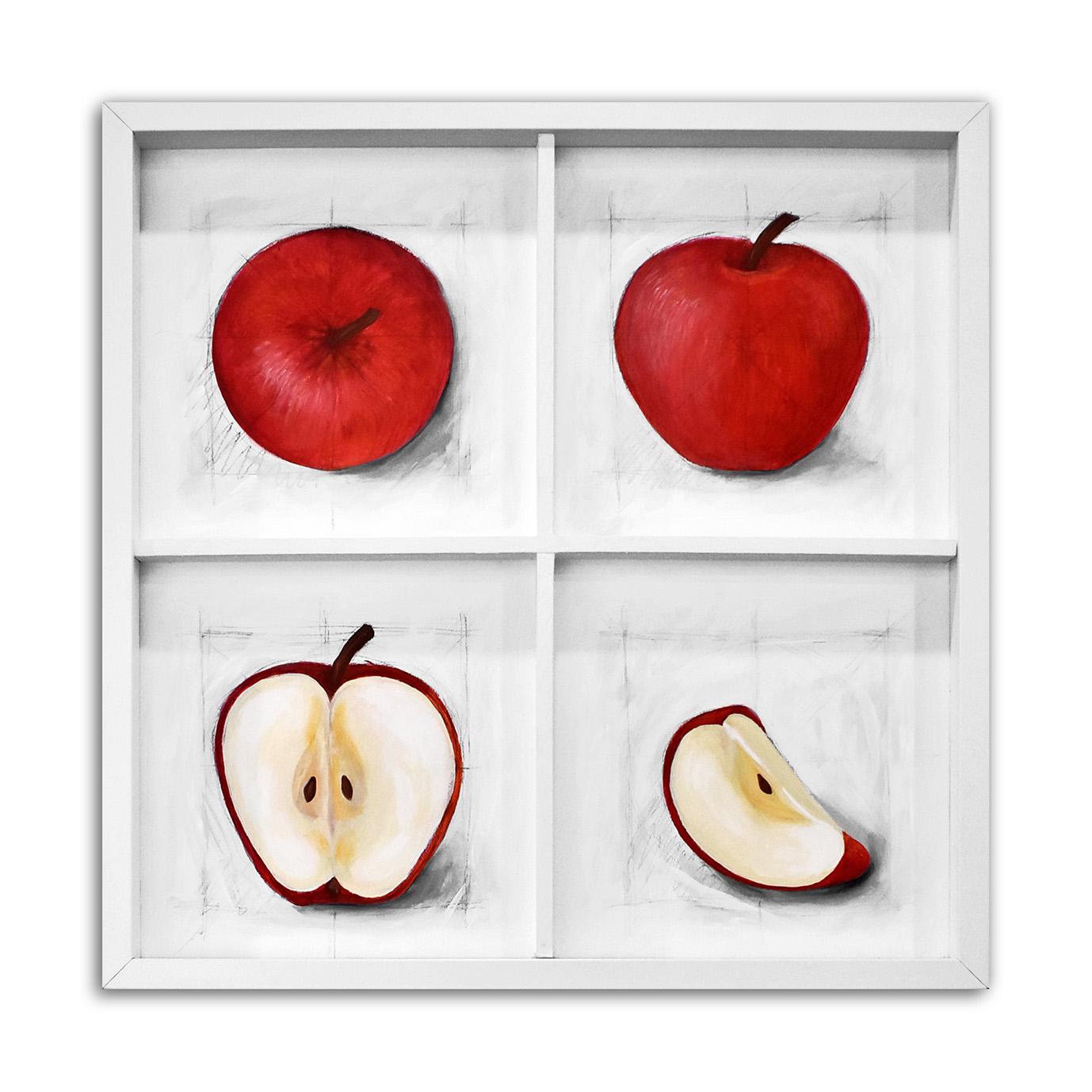 Studio anatomico di una buona mela