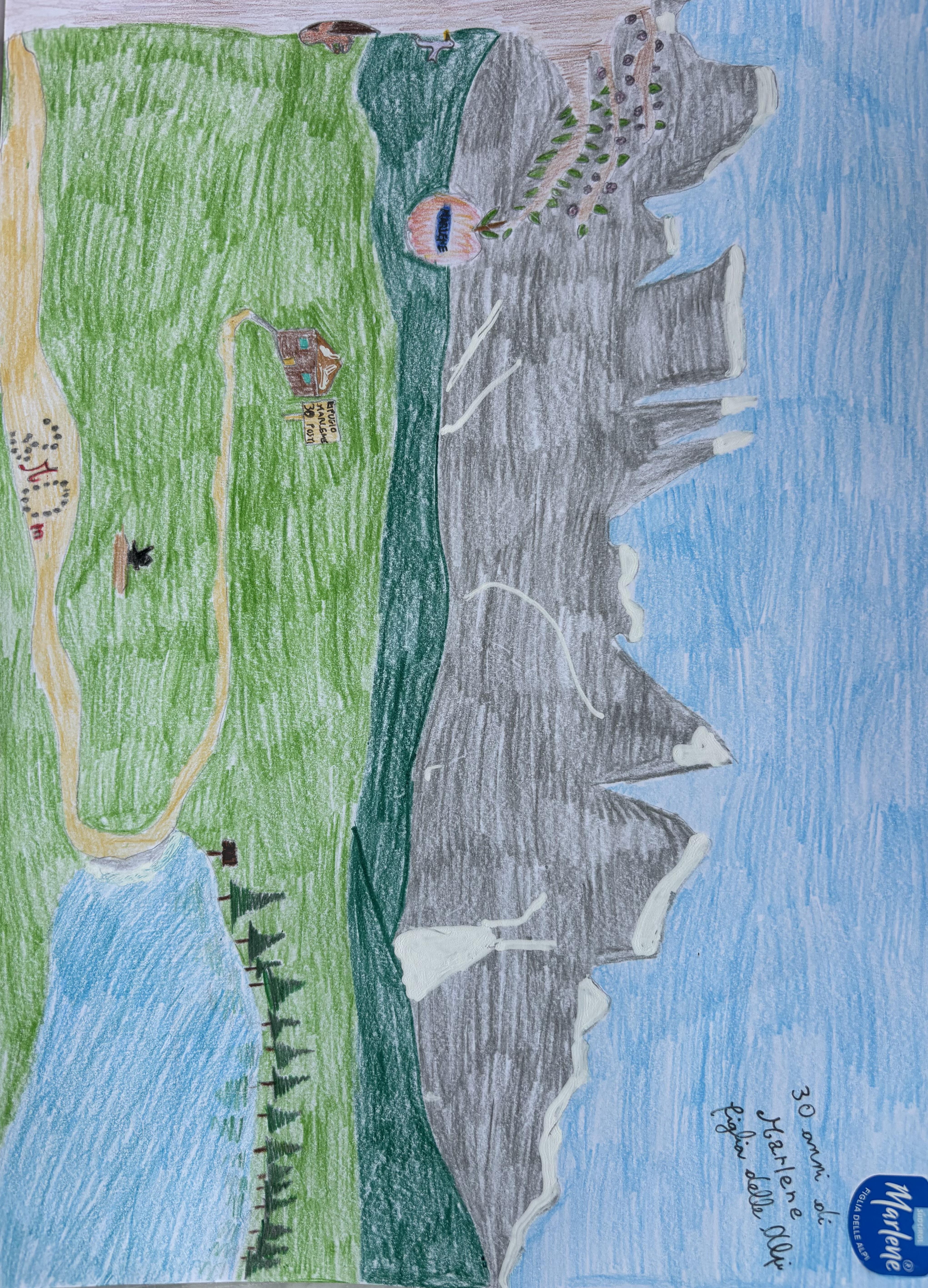 La mela  🍎 delle Alpi