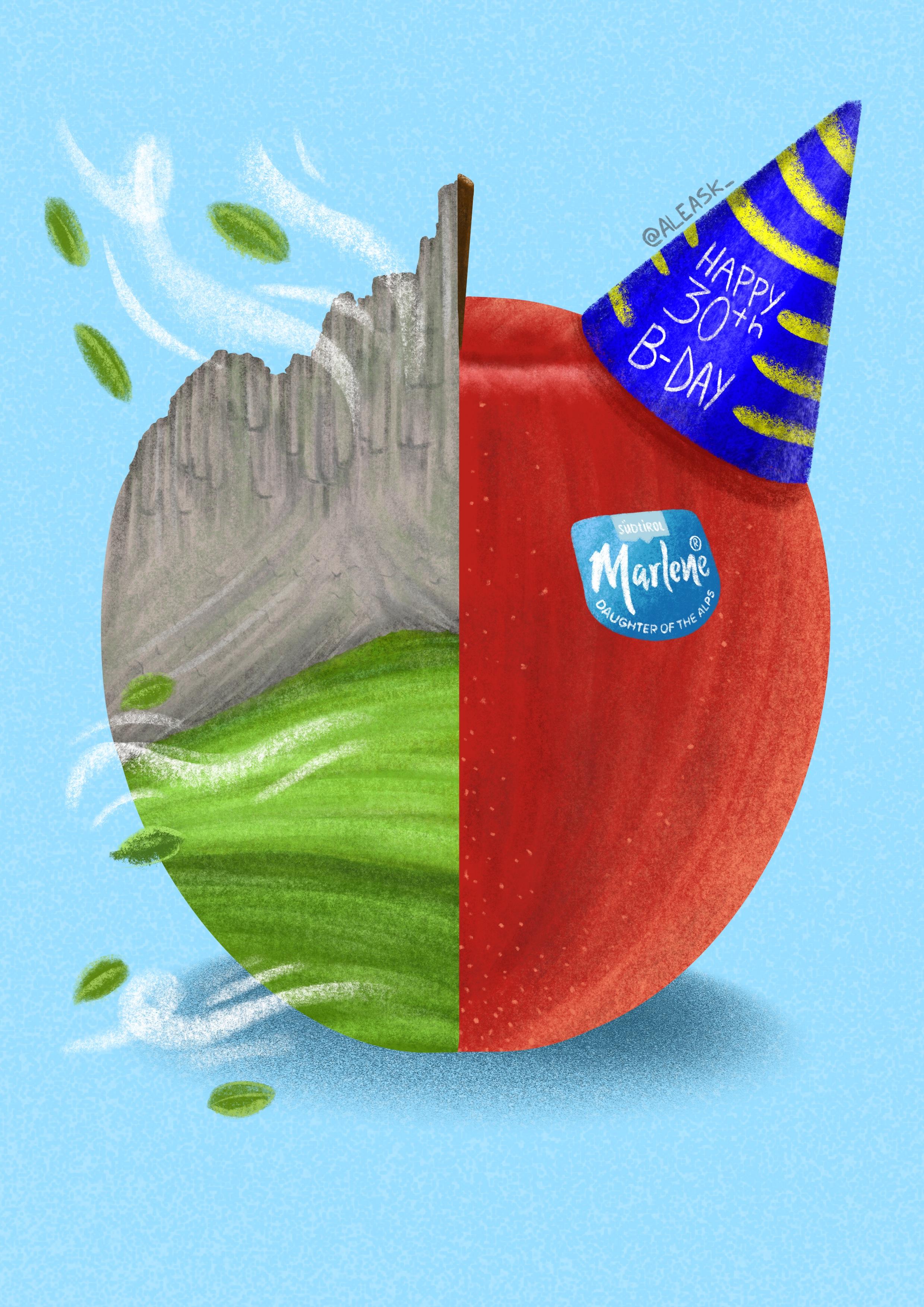 La mela figlia delle Alpi