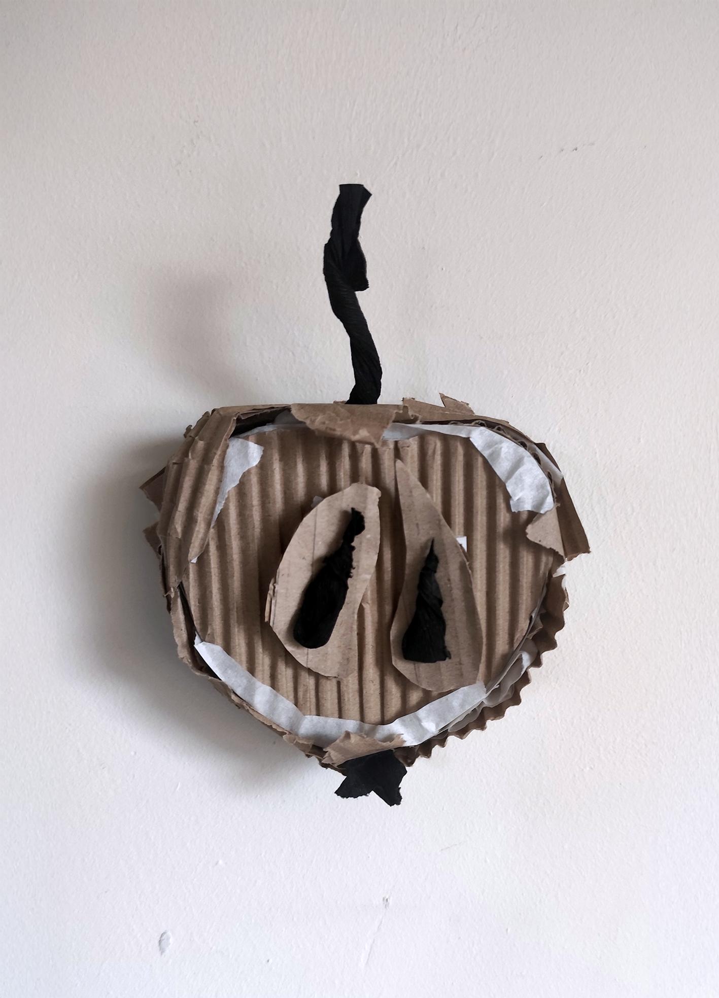 Cardboard apple