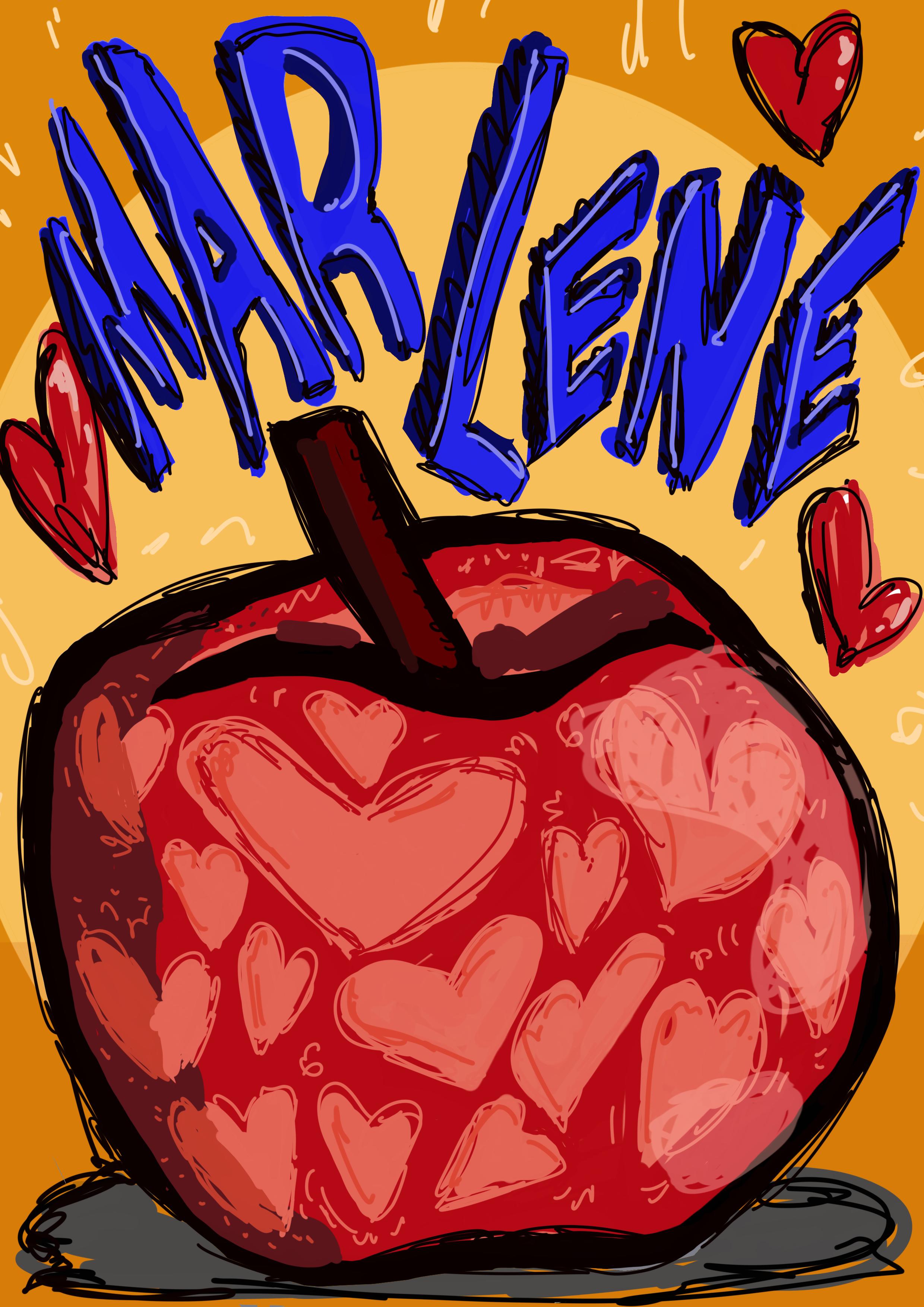 Corazones de manzana