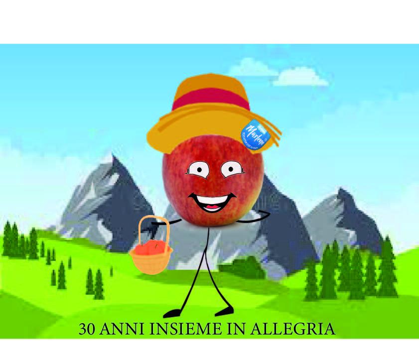 Lo stickman di mela