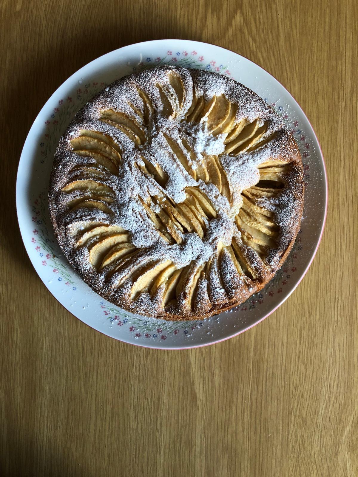 Torta di mele e cioccolato