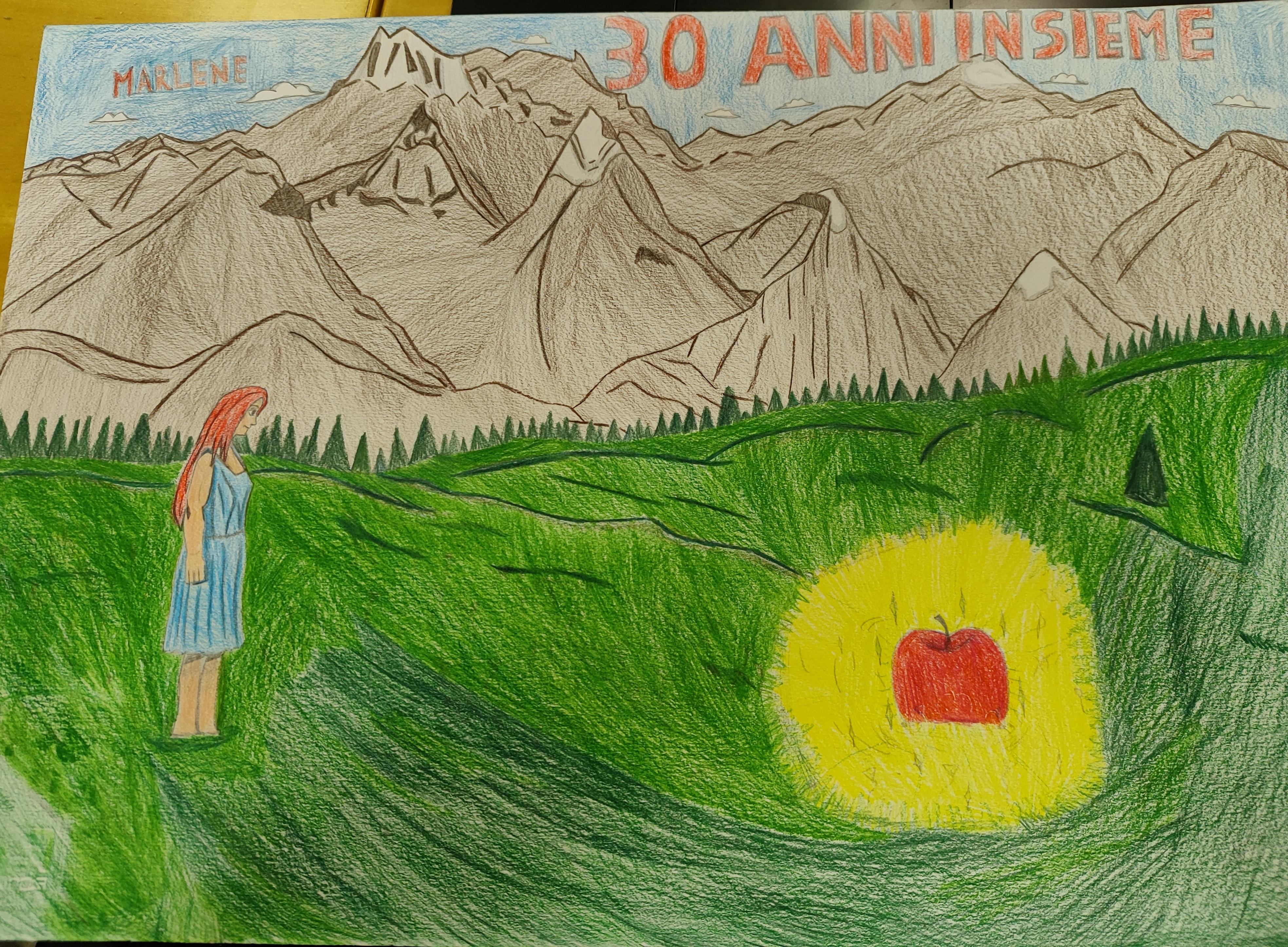 Marlene e la sua dolce mela