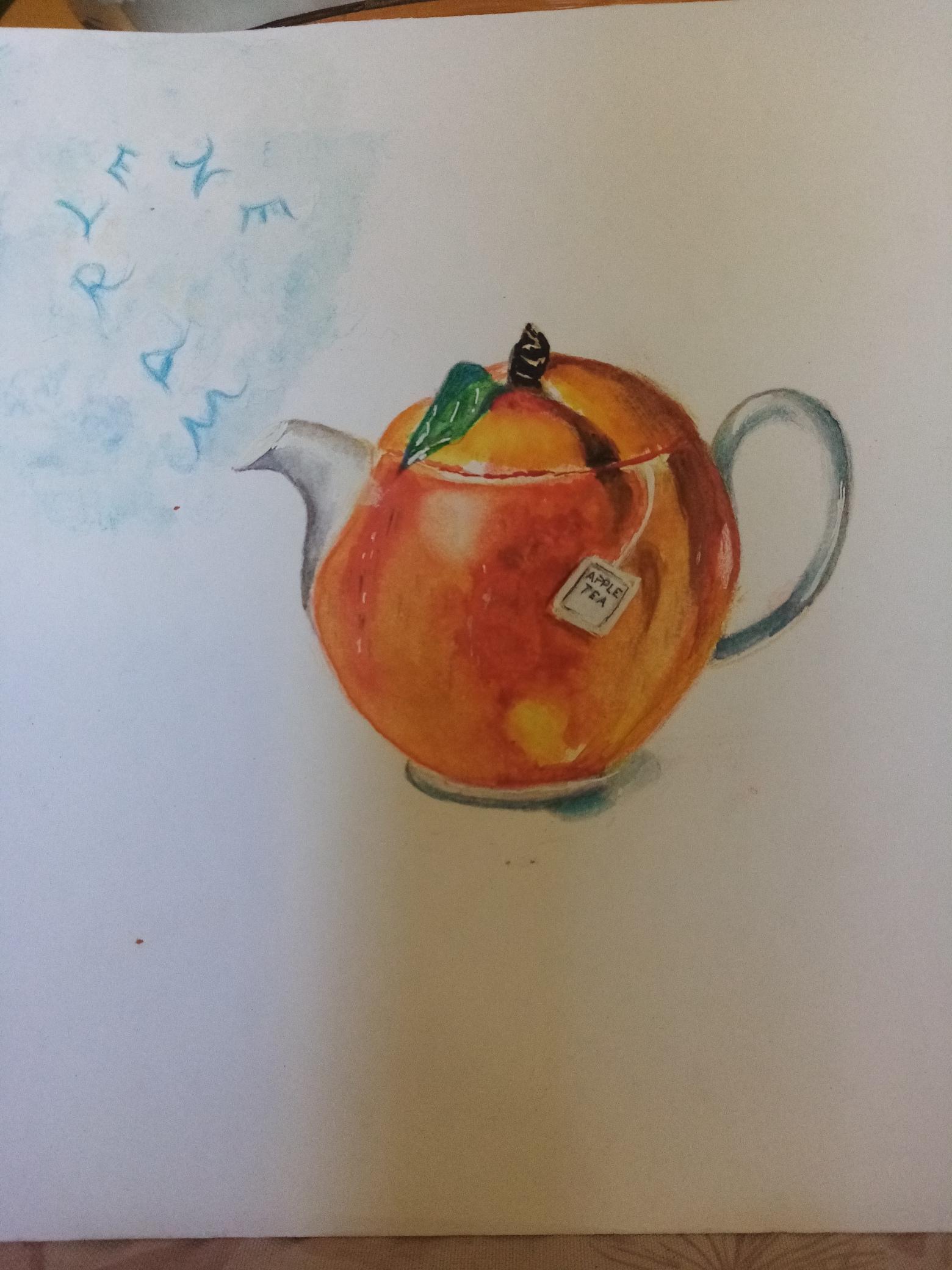 La vecchia teiera borbottante.