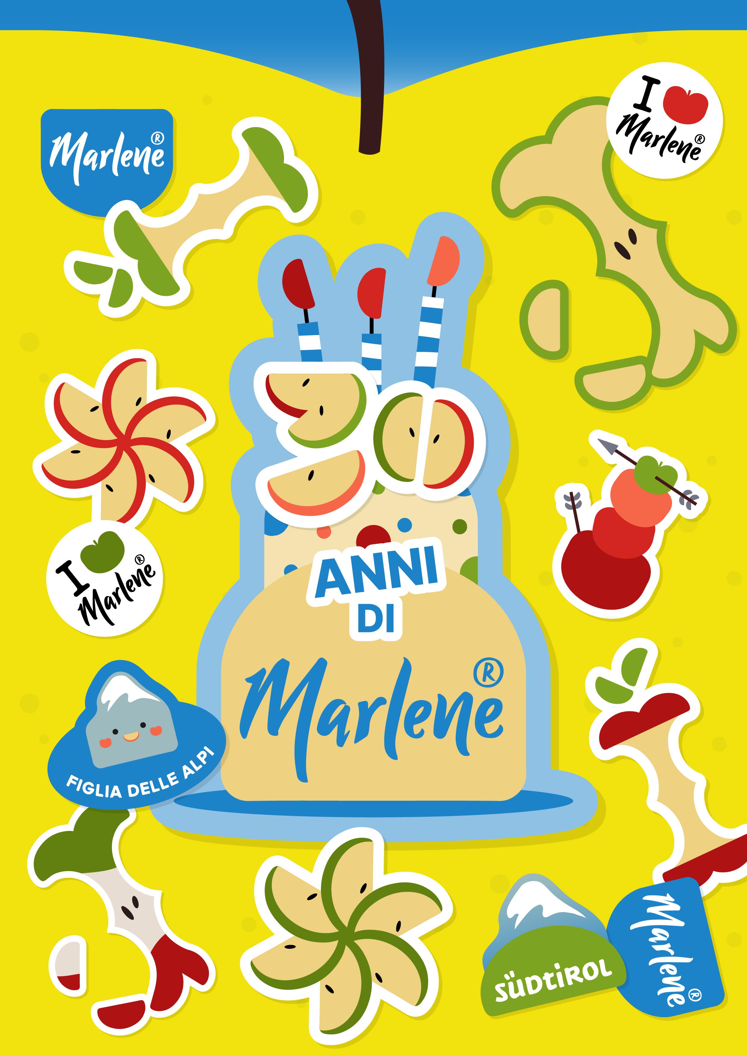 Gli sticker delle mele