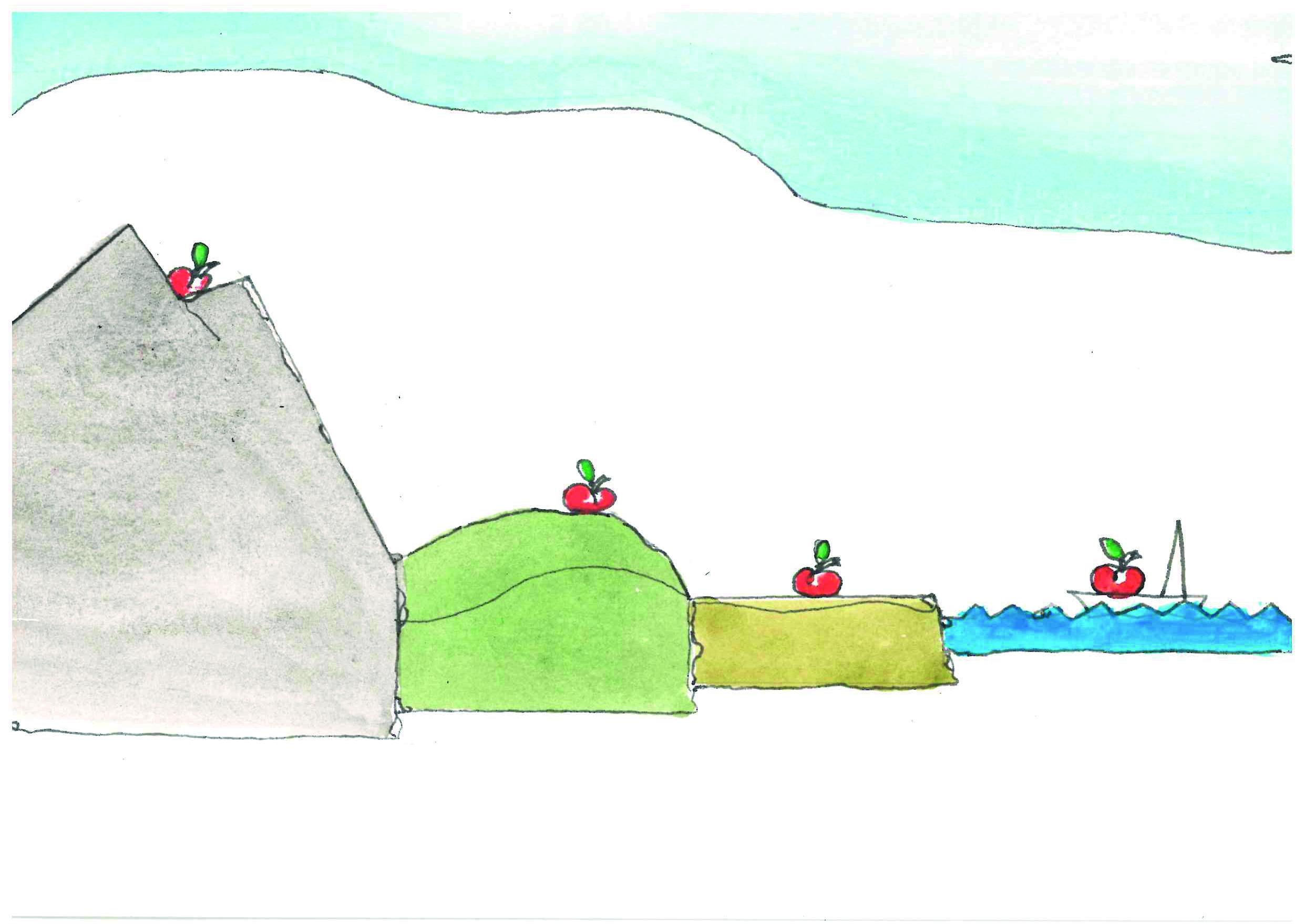 ...LA MELA NEL MARE...NON CRESCE...