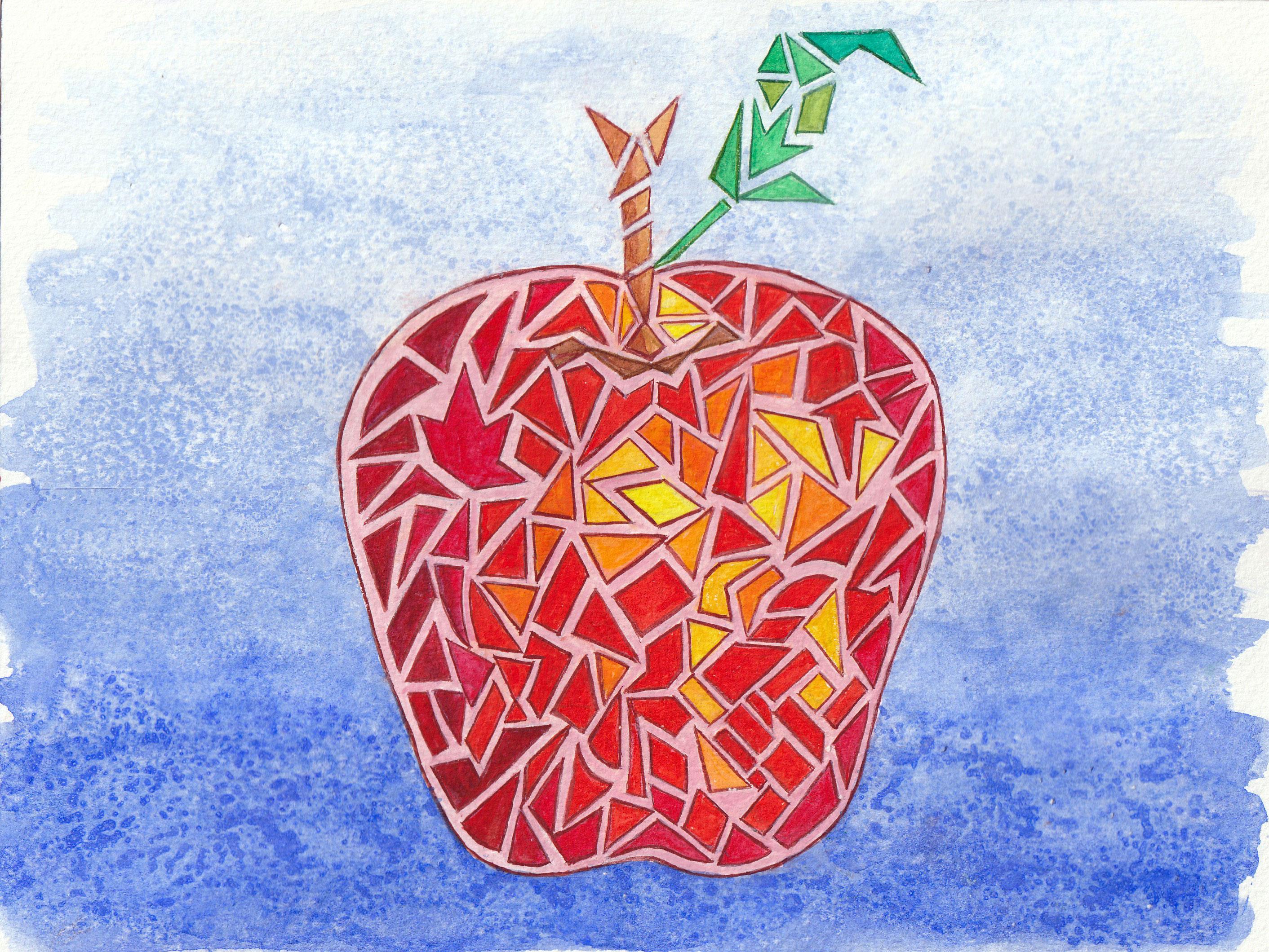 Frammenti di geometrie : " La Mela "