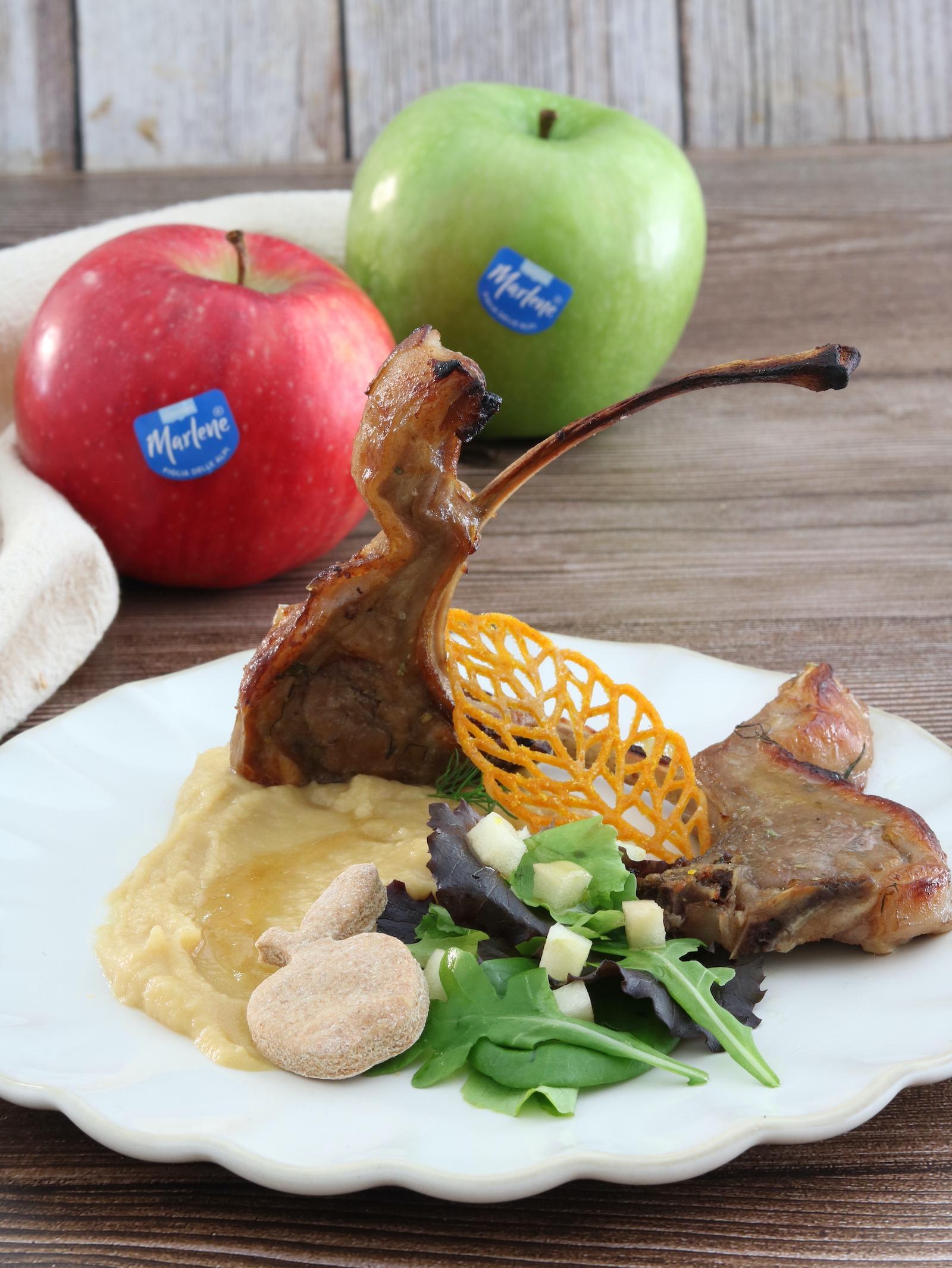 Agnello mele e ceci