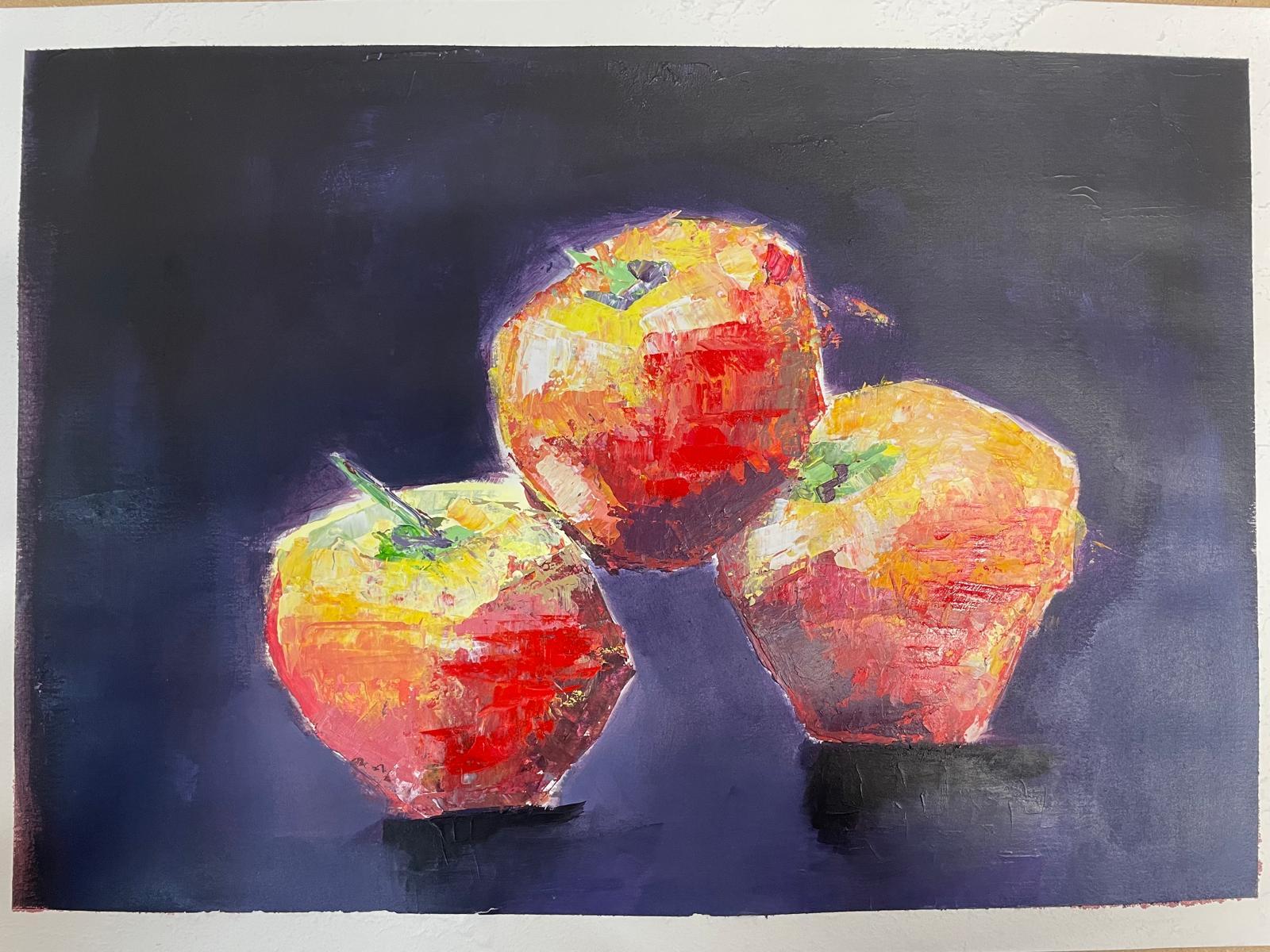 Bodegón en la hora azul