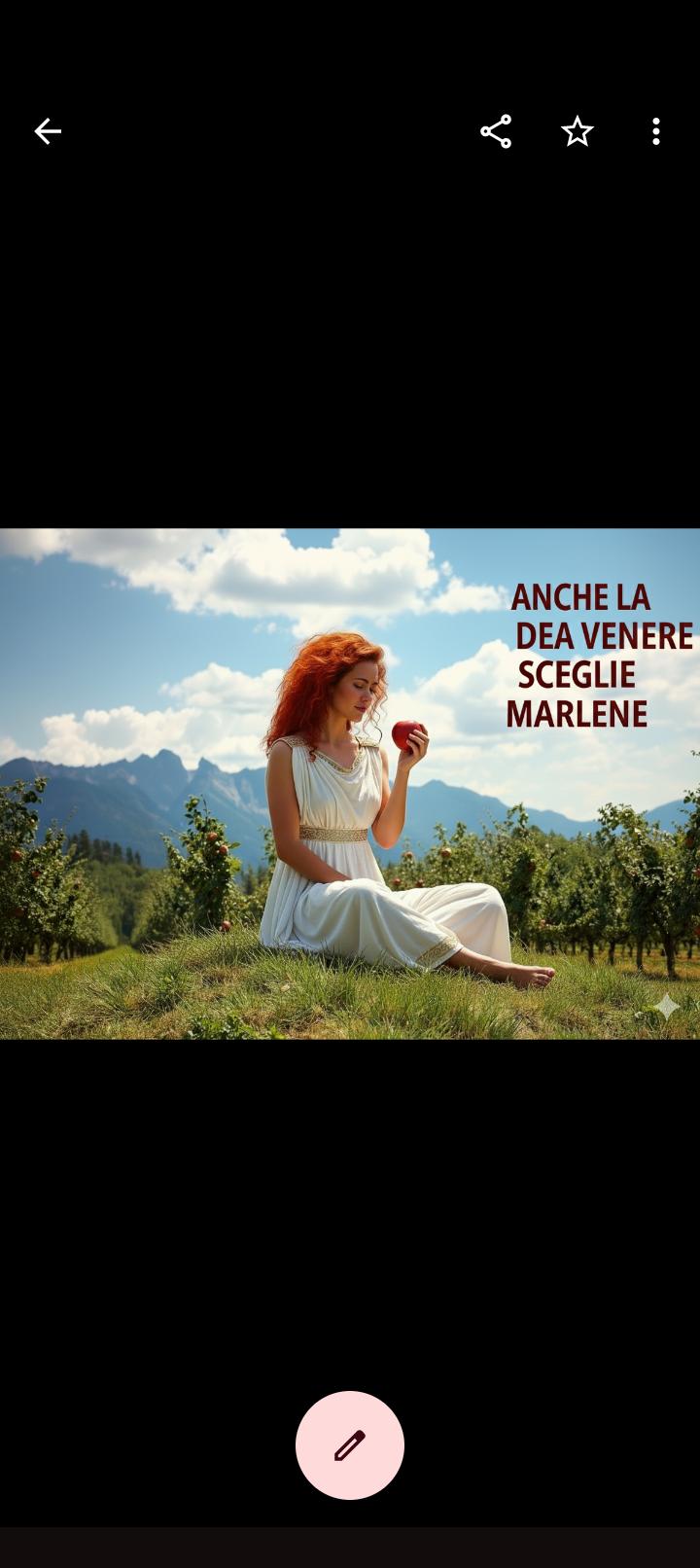VENERE MANGIA SOLO MARLENE.