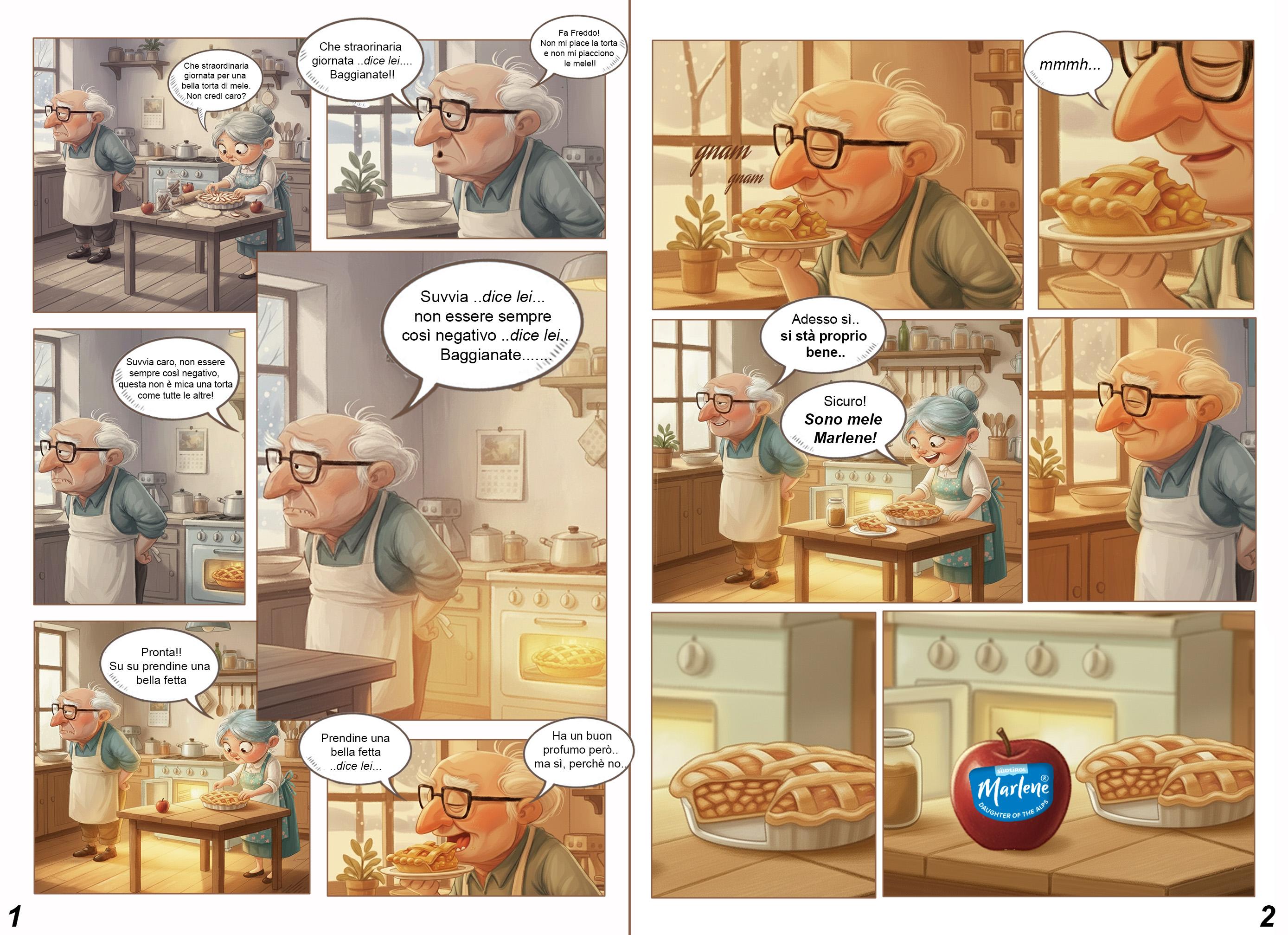 Si stà proprio bene dove ci sono le mele Marlene