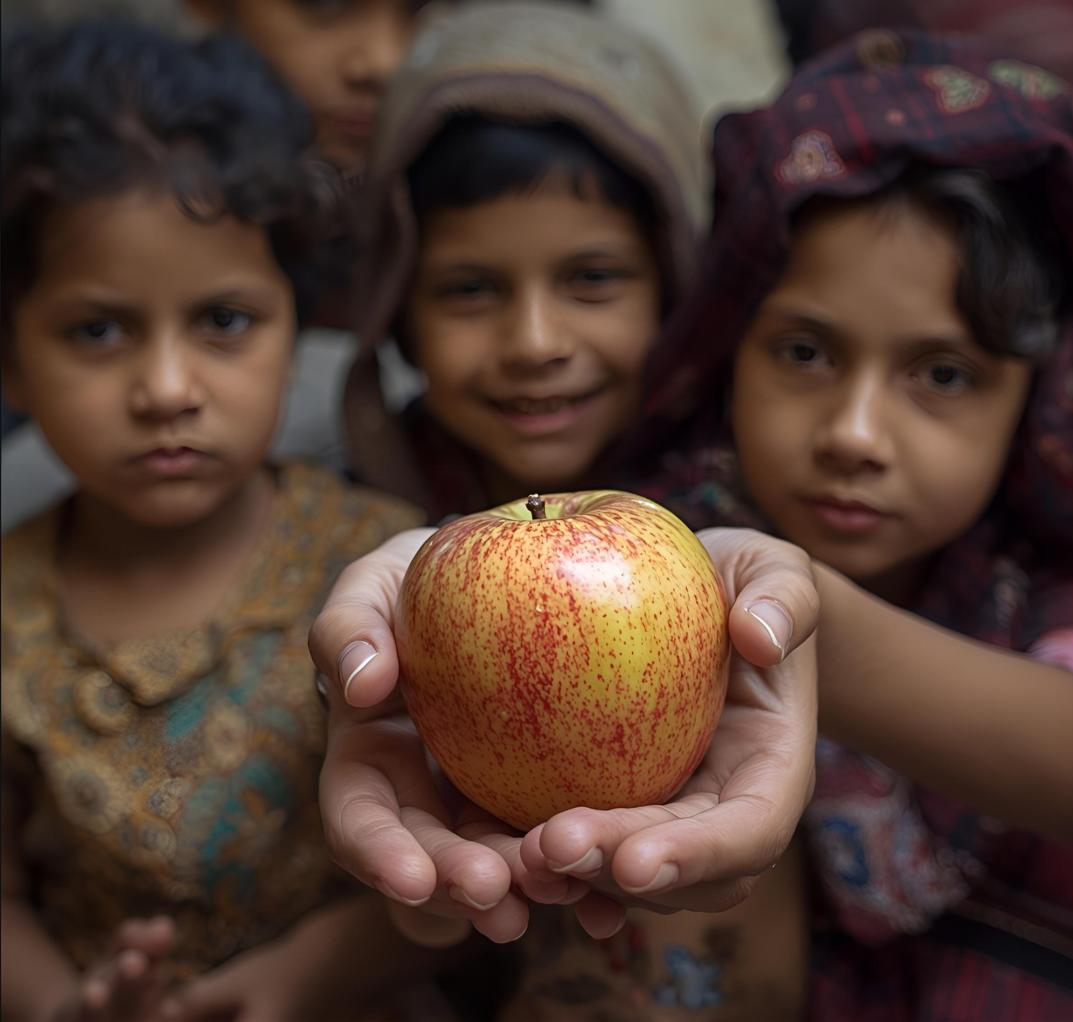 Una mela in cambio della pace