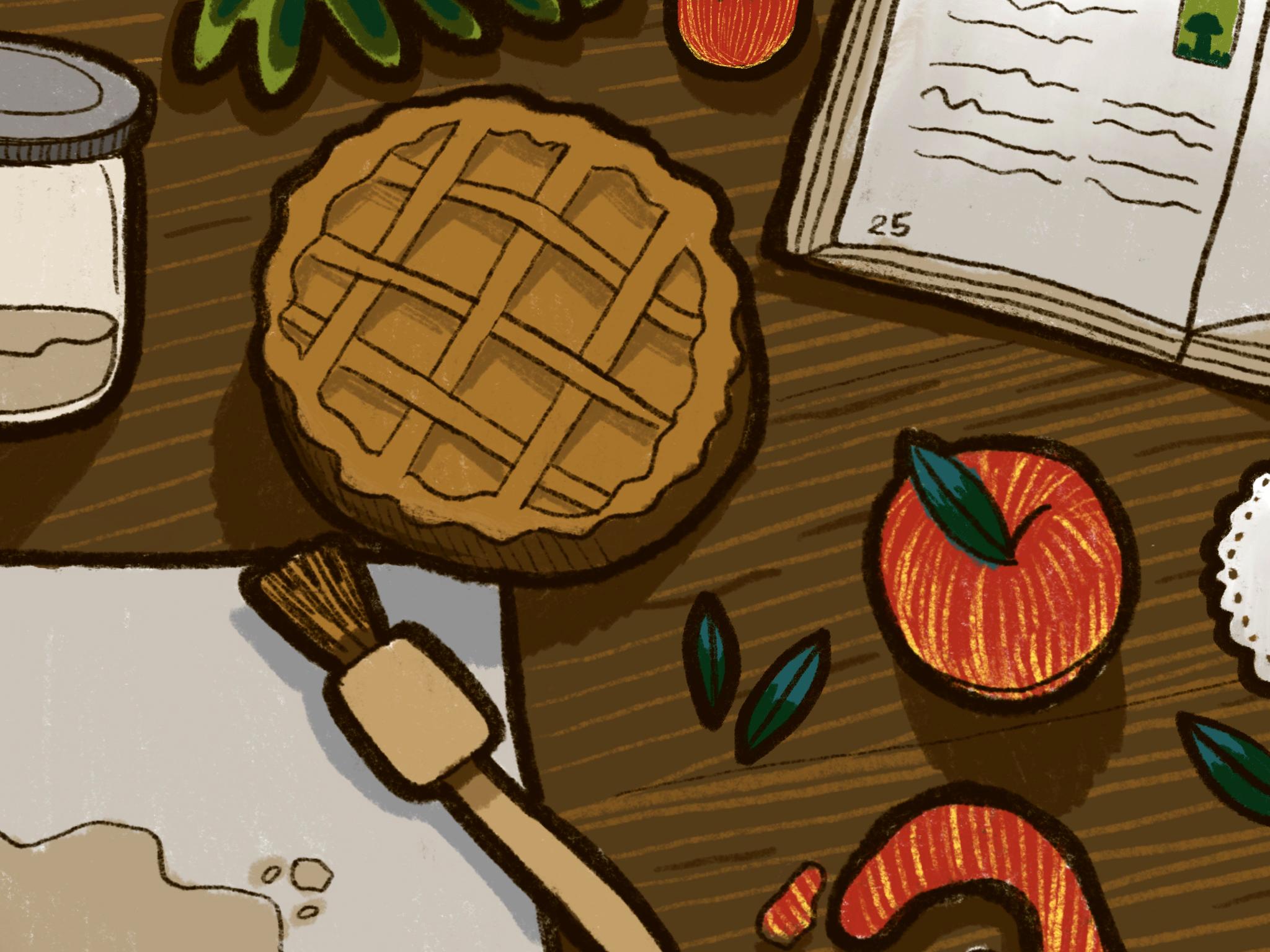 El otoño huele a tarta de manzana