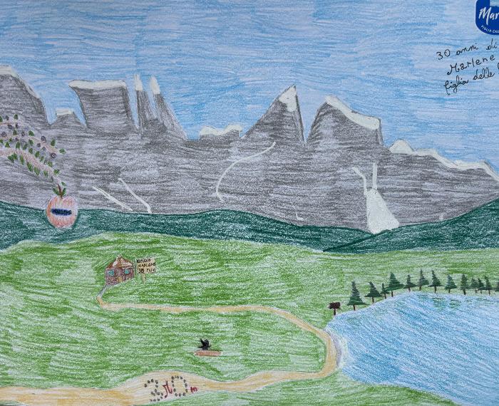 La mela  🍎 delle Alpi