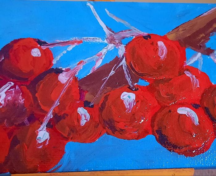 Grappolo di bacche rosse