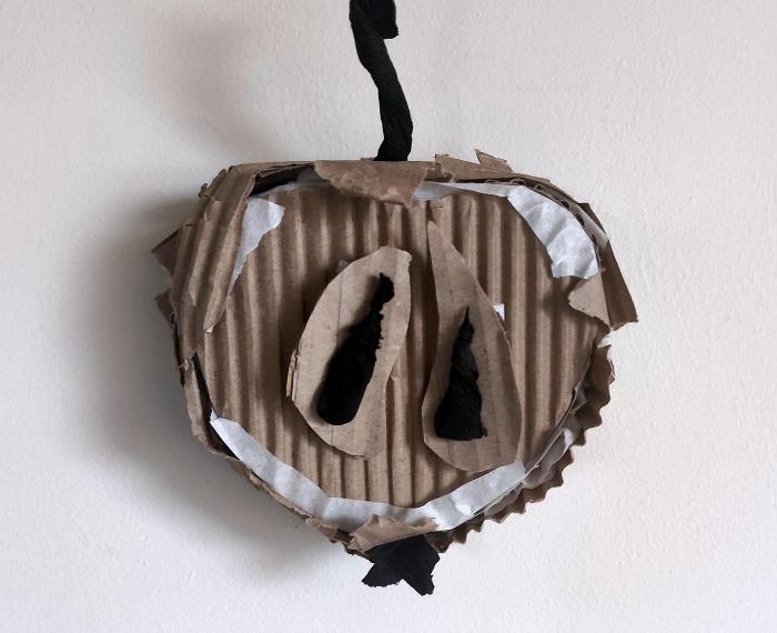 Cardboard apple