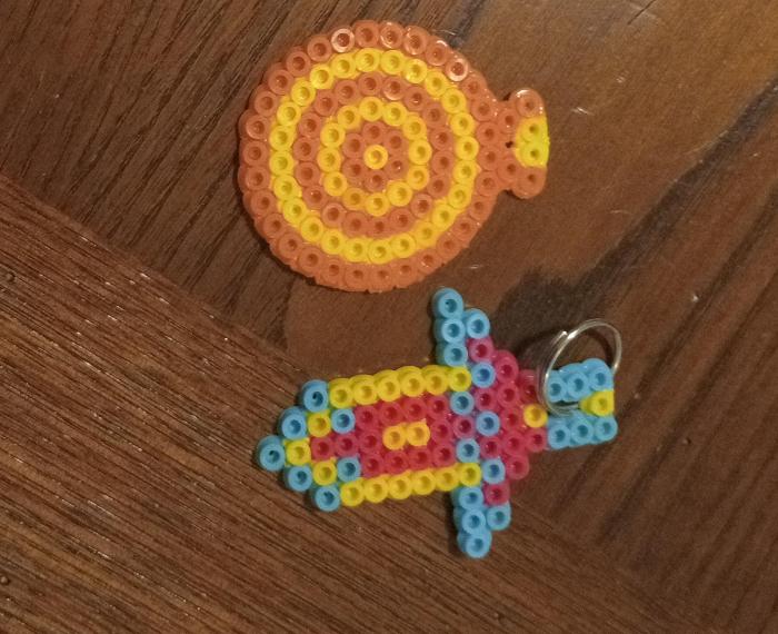 Portachiavi con perline pixel