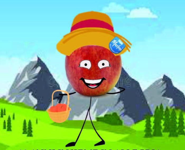 Lo stickman di mela