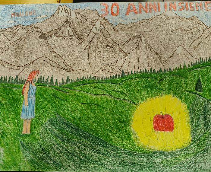 Marlene e la sua dolce mela