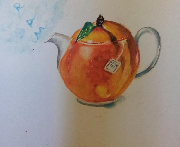 La vecchia teiera borbottante.