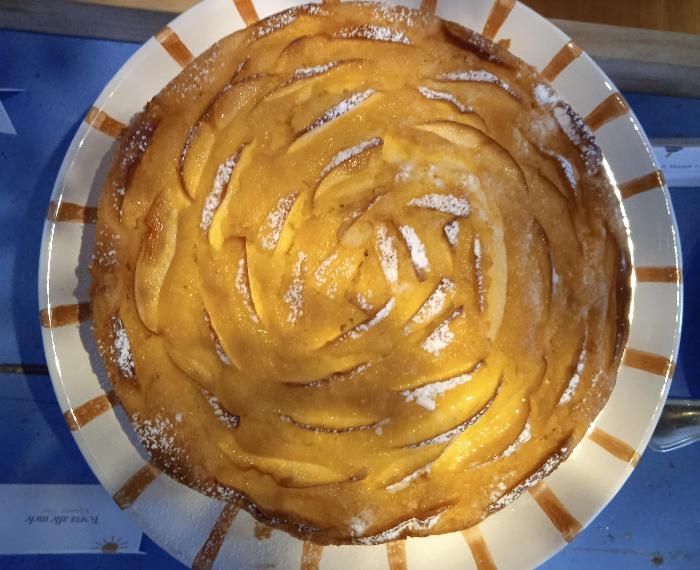 Torta di mele senza lattosio