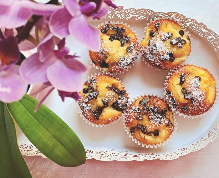 Delizie alle mele con gocce di cioccolato