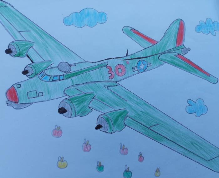 Compleanno in volo.