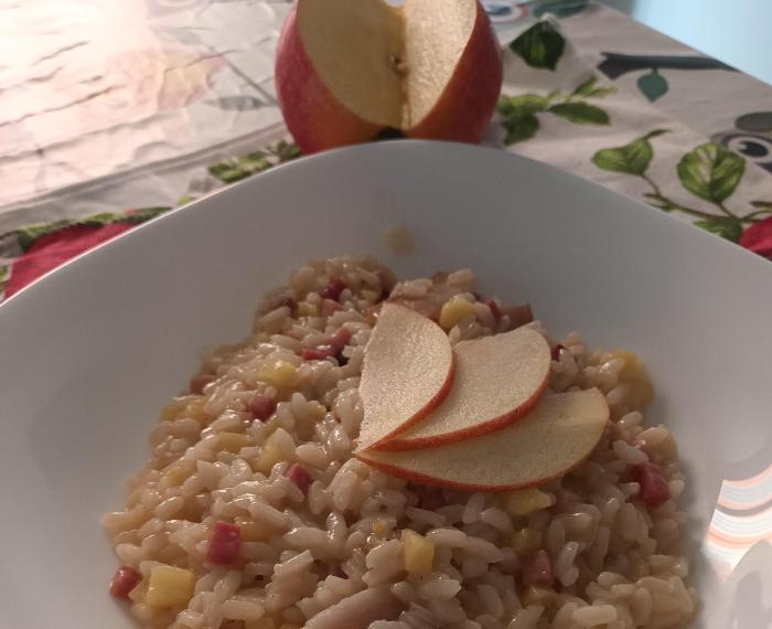 RISOTTO MELE E SPECK