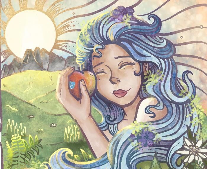 The Apple's Embrace