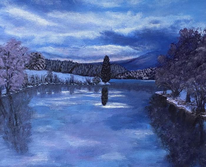 “La calma del frío invierno”